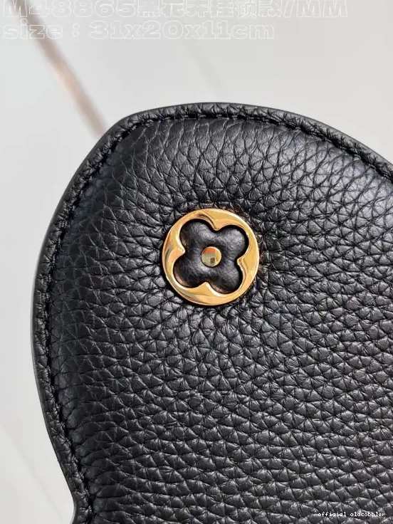 Official oldcobbler BB-31.5*20*11CM VUITTON CAPUCINES LOUIS 0517